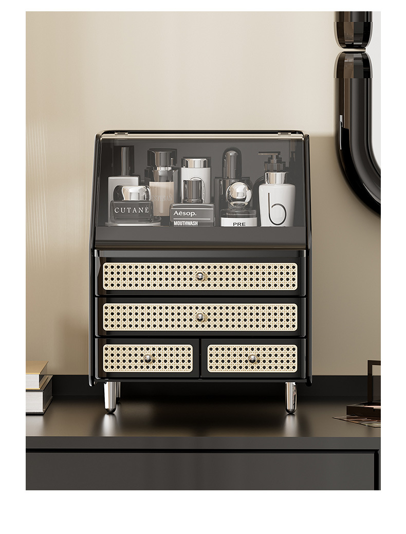 Makeup Storage Box with Lid Dustproof