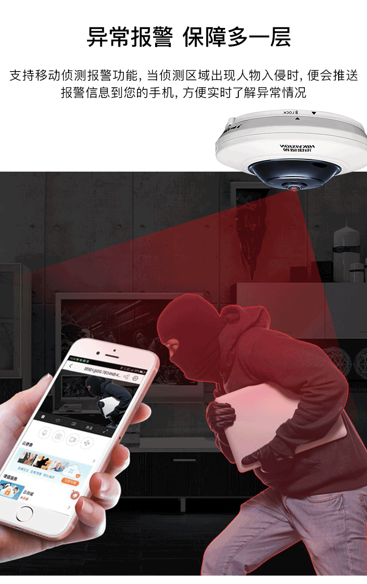 Hikvision 5-Megapixel-POE-Fisheye-Panoramakamera DS-2XA3956F-IS