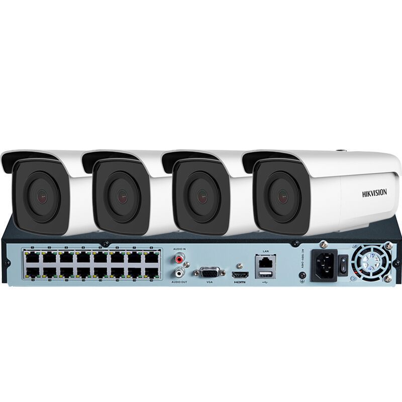 Hikvision 8MP POE Network Surveillance Camera Kit Outdoor