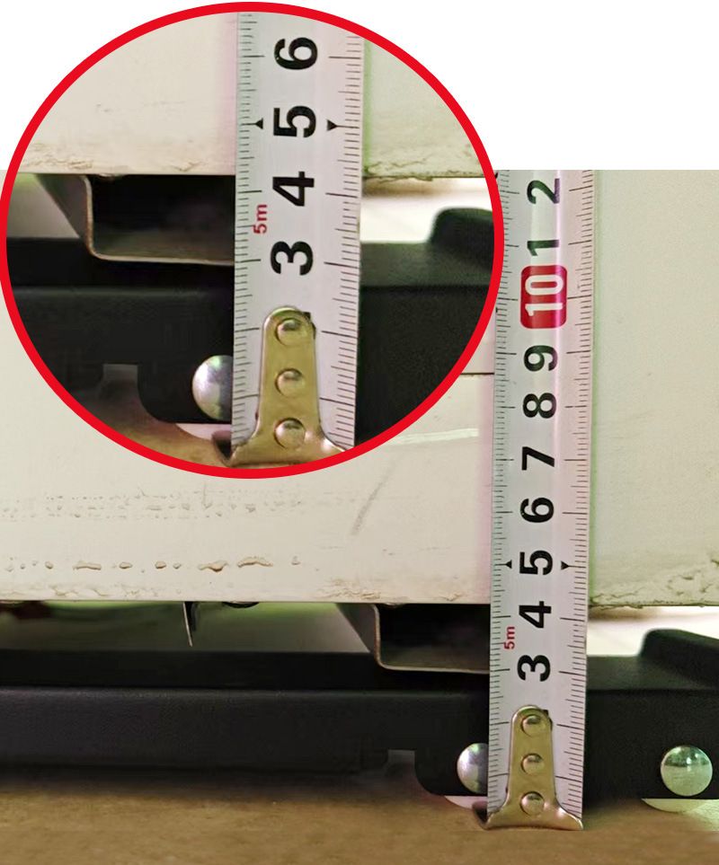 Washing machine and refrigerator riser, 2.5cm, mobile casters