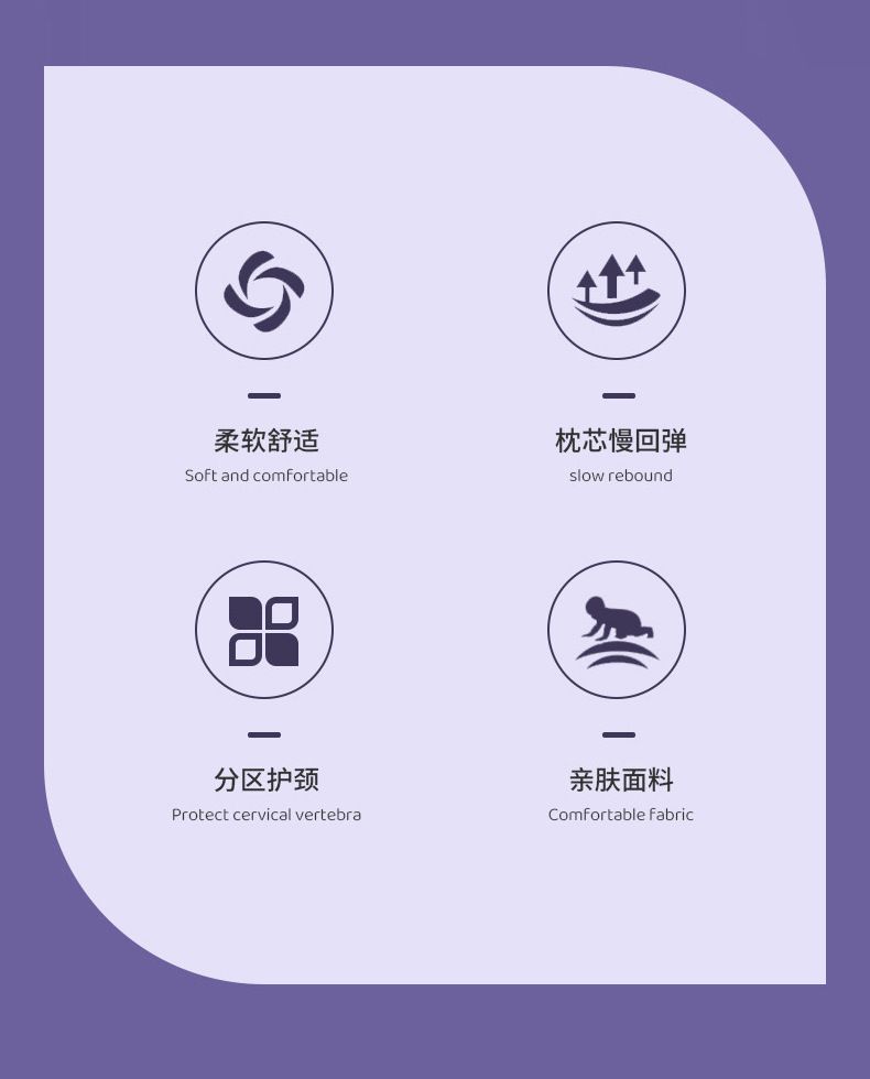 外贸蝶形记忆枕慢回弹记忆棉枕头枕芯颈椎枕蝴蝶护颈枕牛角枕