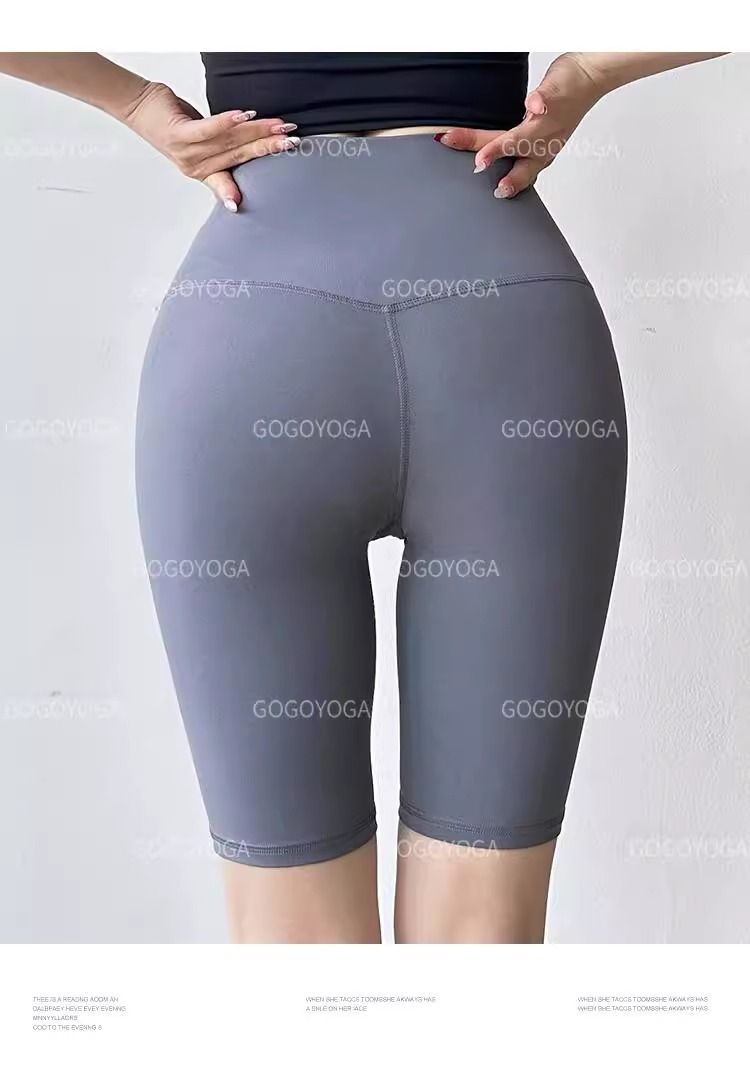 Kadın yoga pantolonu, yüksek belli, kalça kaldırmalı