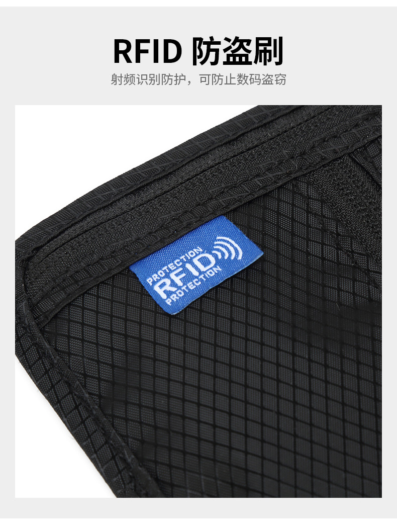 RFID document organizer, neck strap, passport protection case