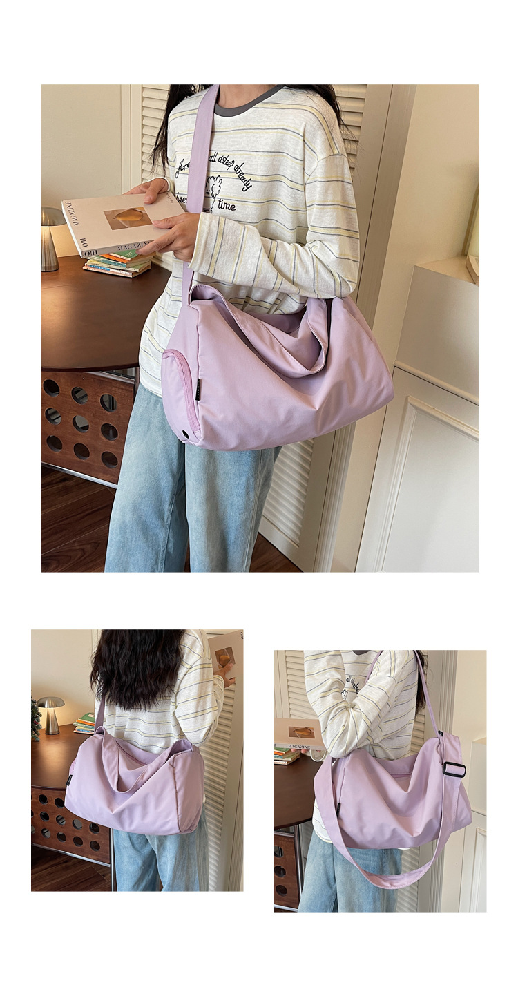 Soft Crossbody Tote Travel Bag, Waterproof Large Capacity