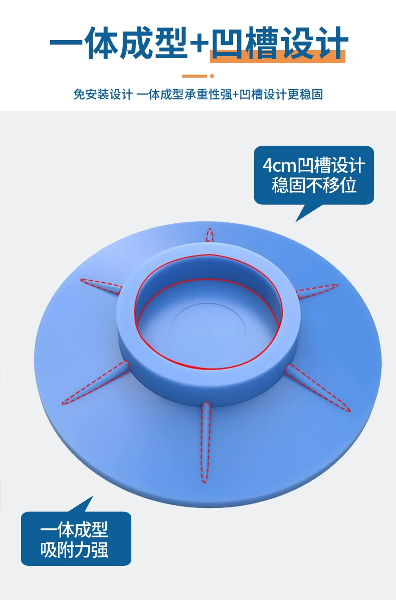 Waschmaschinen-Saugnapfständer mit Gummifüßen, Vibrationsdämpfer