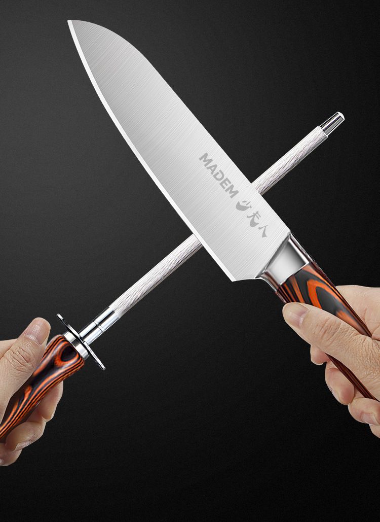 Yangjiang stainless steel kitchen knife set with knife holder