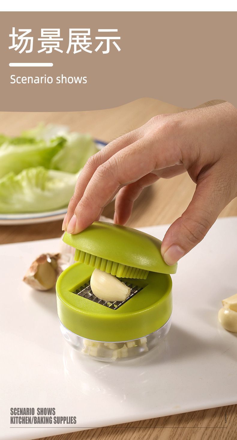 Mini-Knoblauchzerkleinerer Knoblauchschneider Gemüsehacker