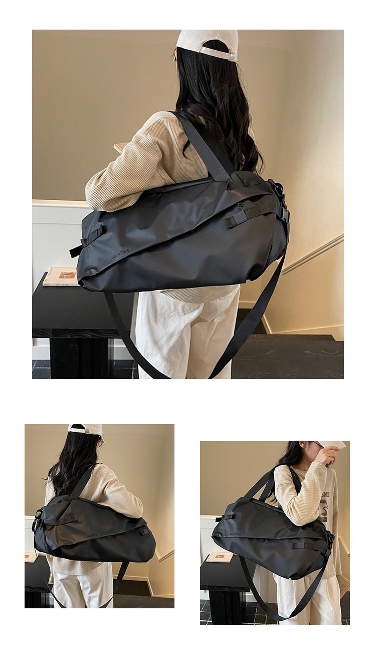 Large capacity dry-wet separation travel bag