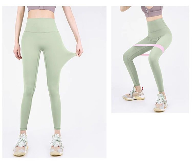 Women's yoga leggings summer peach-lift fitted fitness pants