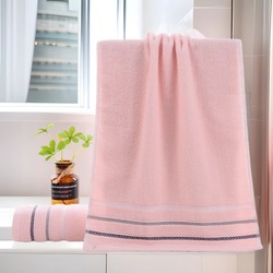Coral fleece towel set, 3-piece, absorbent, gift box