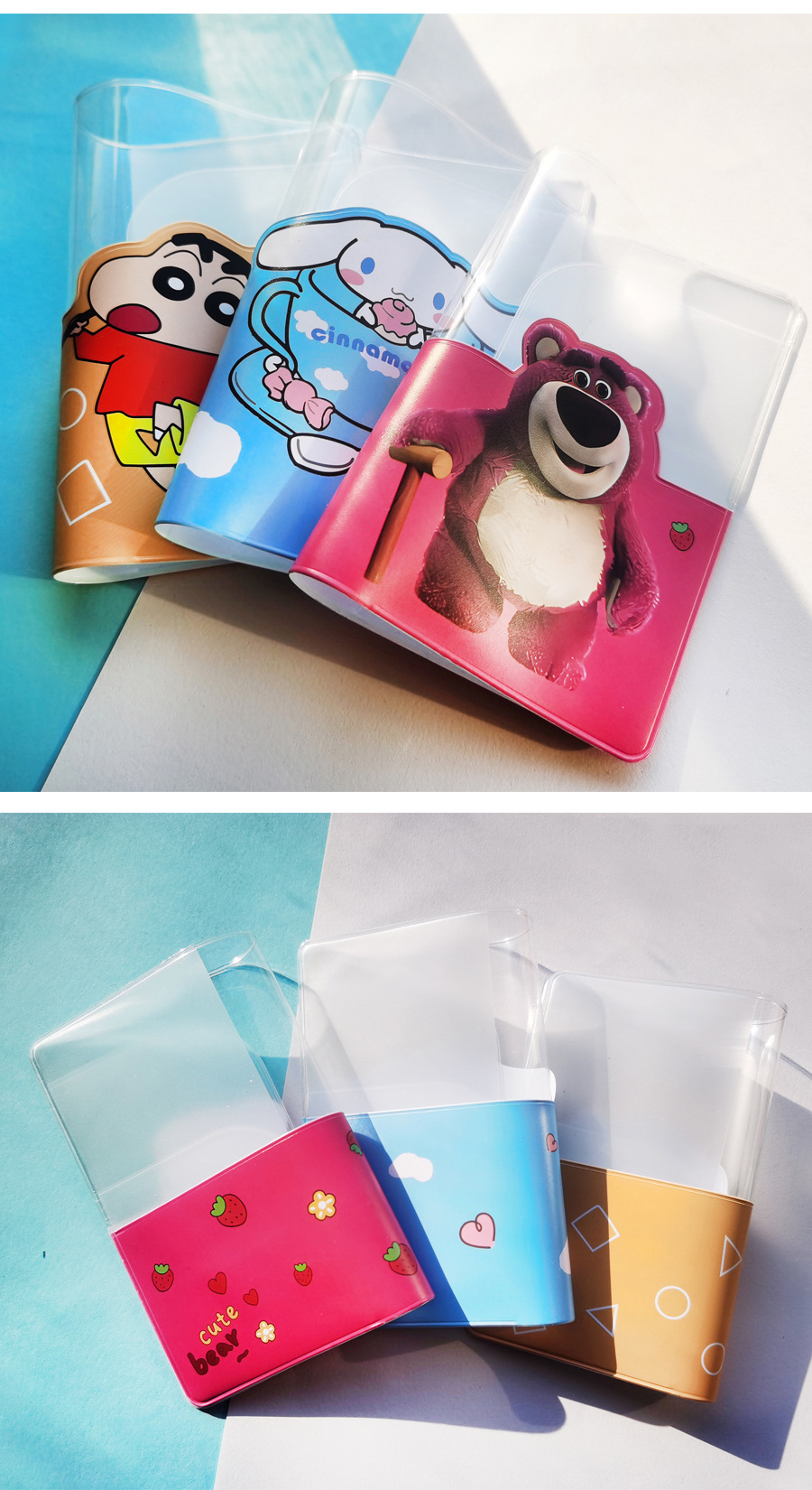 PVC-Reisepasshülle wasserdicht mit Cartoon