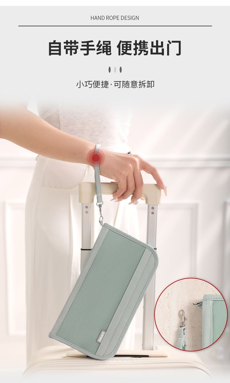 Passport wallet RFID blocking