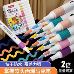 Zhangwo 509 çift başlı marker seti, anime renkleri