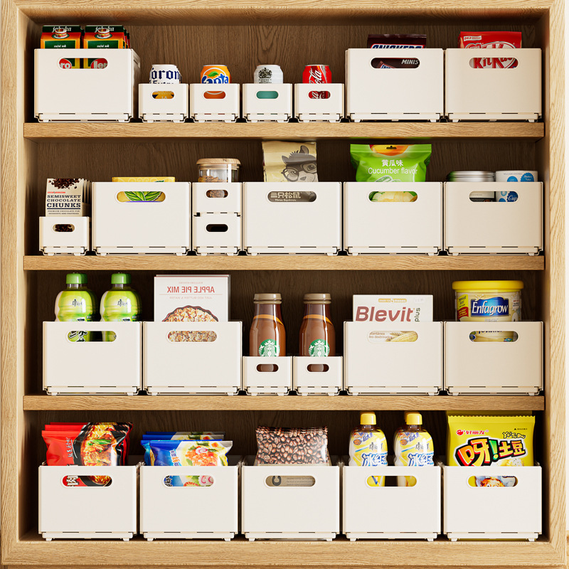 Retractable storage box, Japanese-style kitchen organizer