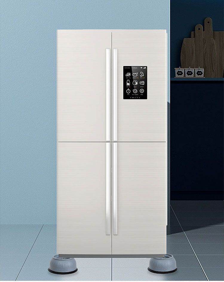 Universal washing machine and refrigerator riser feet, non-slip and moisture-resistant