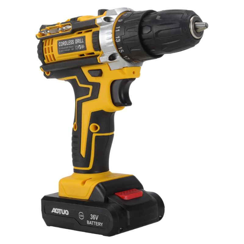 21V cordless lithium drill with electric screwdriver kit