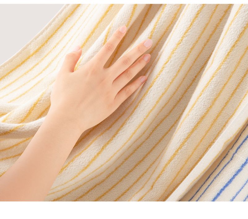 Cotton towel set three-piece bath Morandi colors