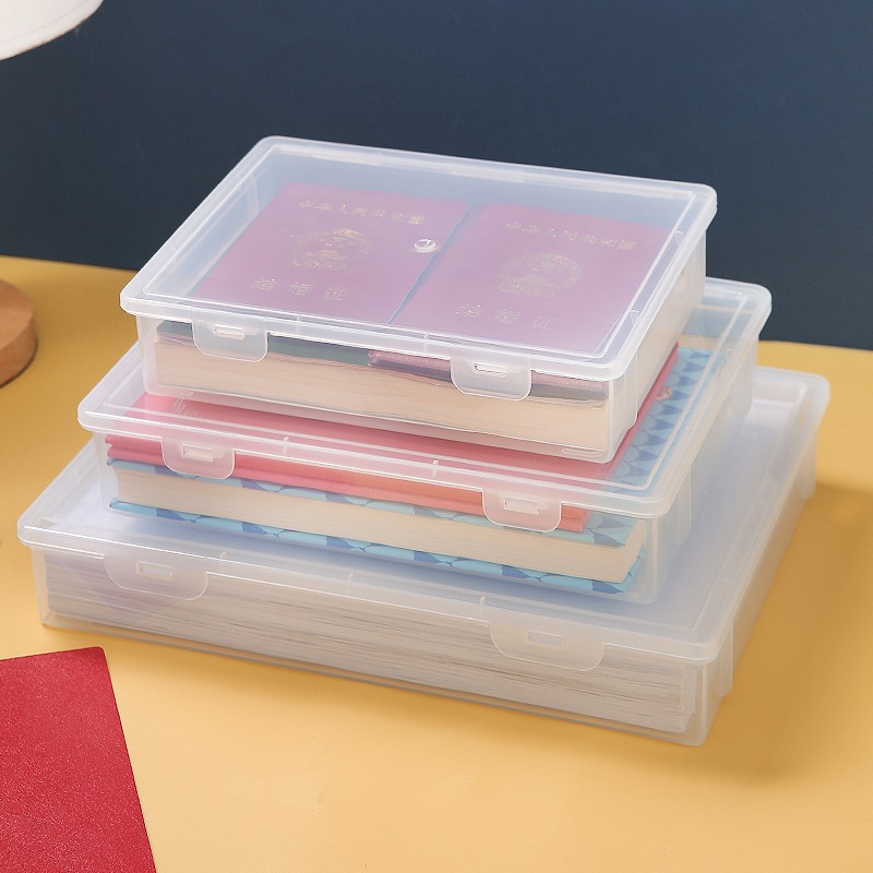 Desktop Dustproof Document Storage Box A4