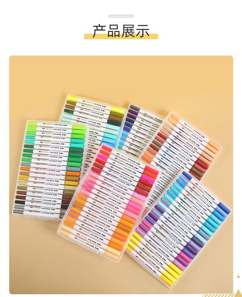 Doppelseitige Aquarellmaler, 120 Farben, waschbar