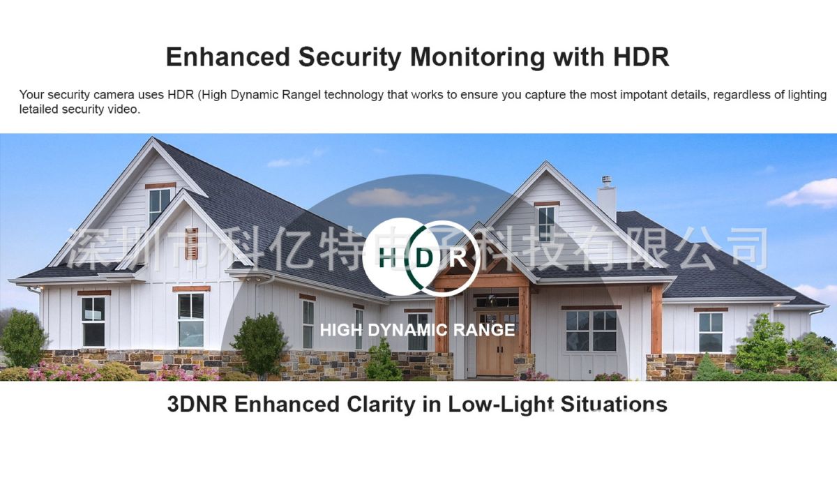 HD AHD dış mekan güvenlik kamerası, su geçirmez, 2MP-4K