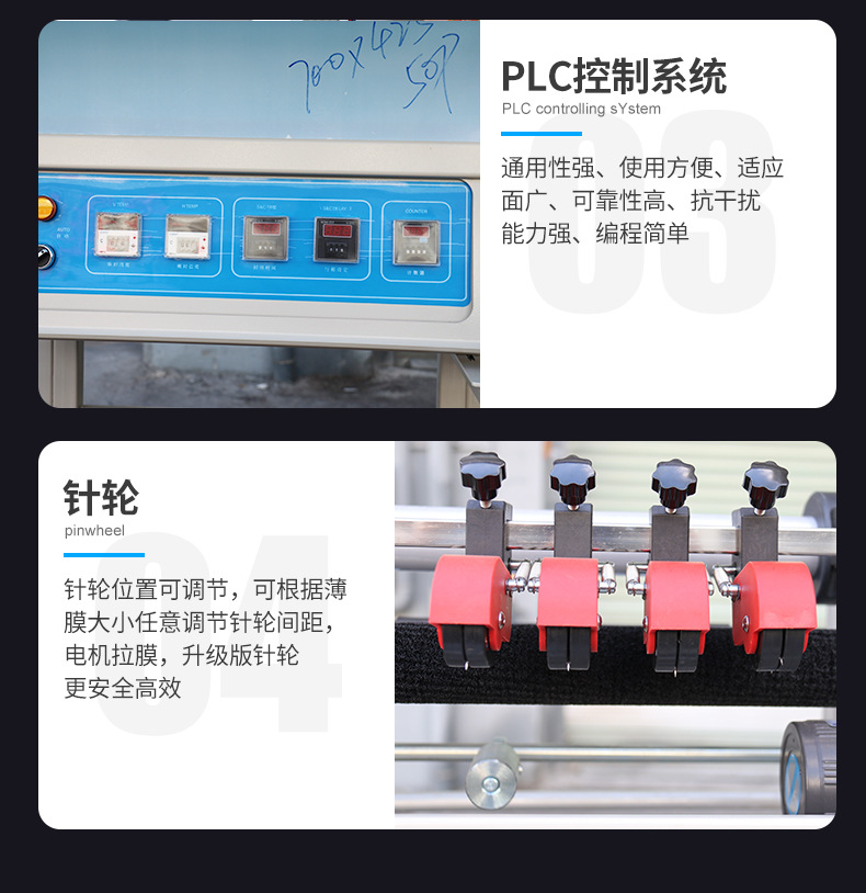 Heat shrink sealing machine, fully automatic