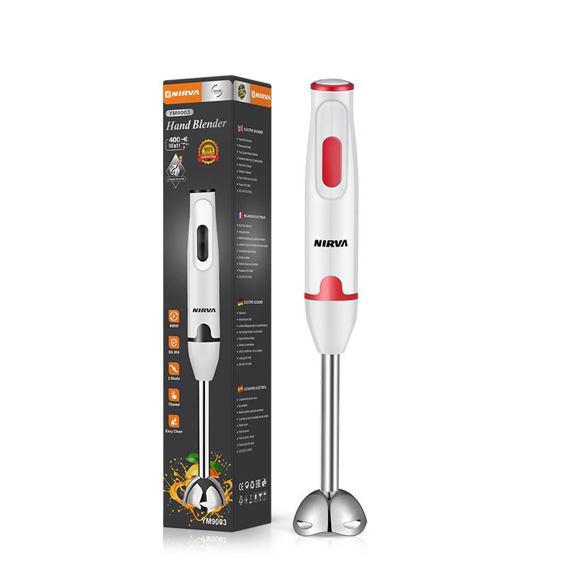 Handheld electric immersion blender for baby food and meat grinding
