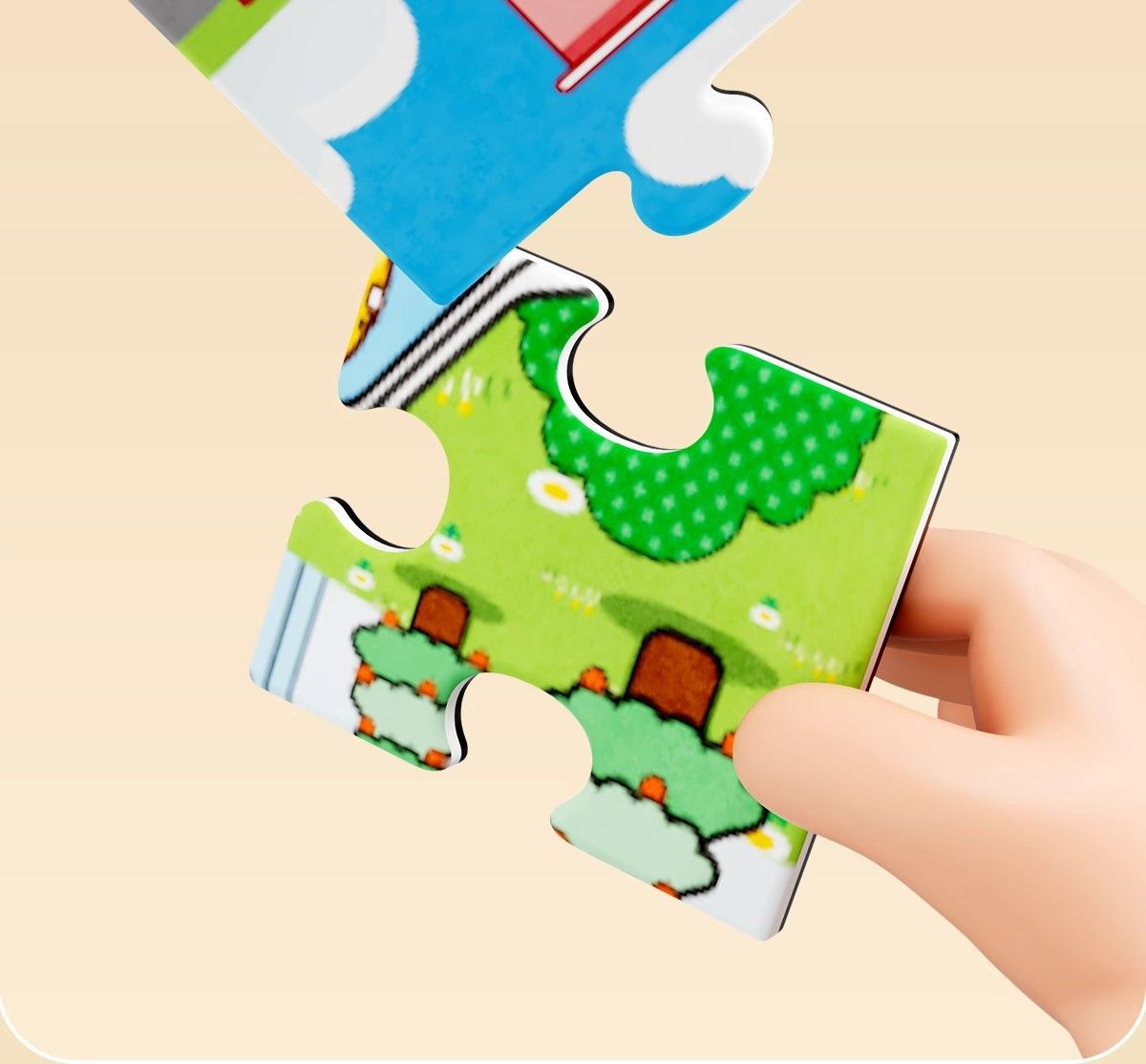 Children's magnetic puzzle for ages 2-3 years