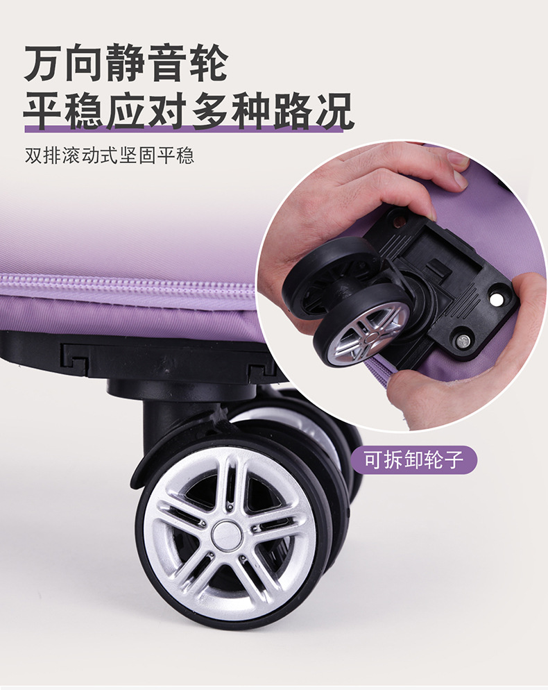Four-layer expandable travel bag with wheels