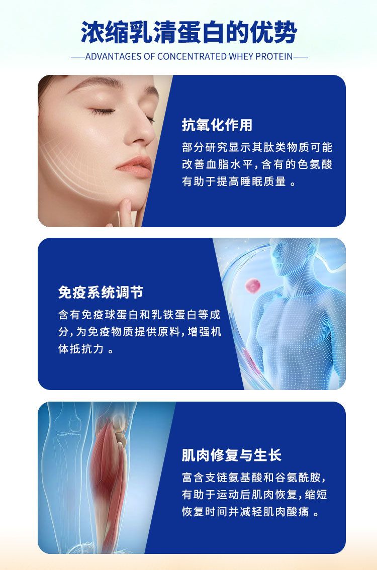 浓缩乳清蛋白粉 WPC80 热稳希尔玛分离乳清蛋白粉奶粉 冰淇淋稳定
