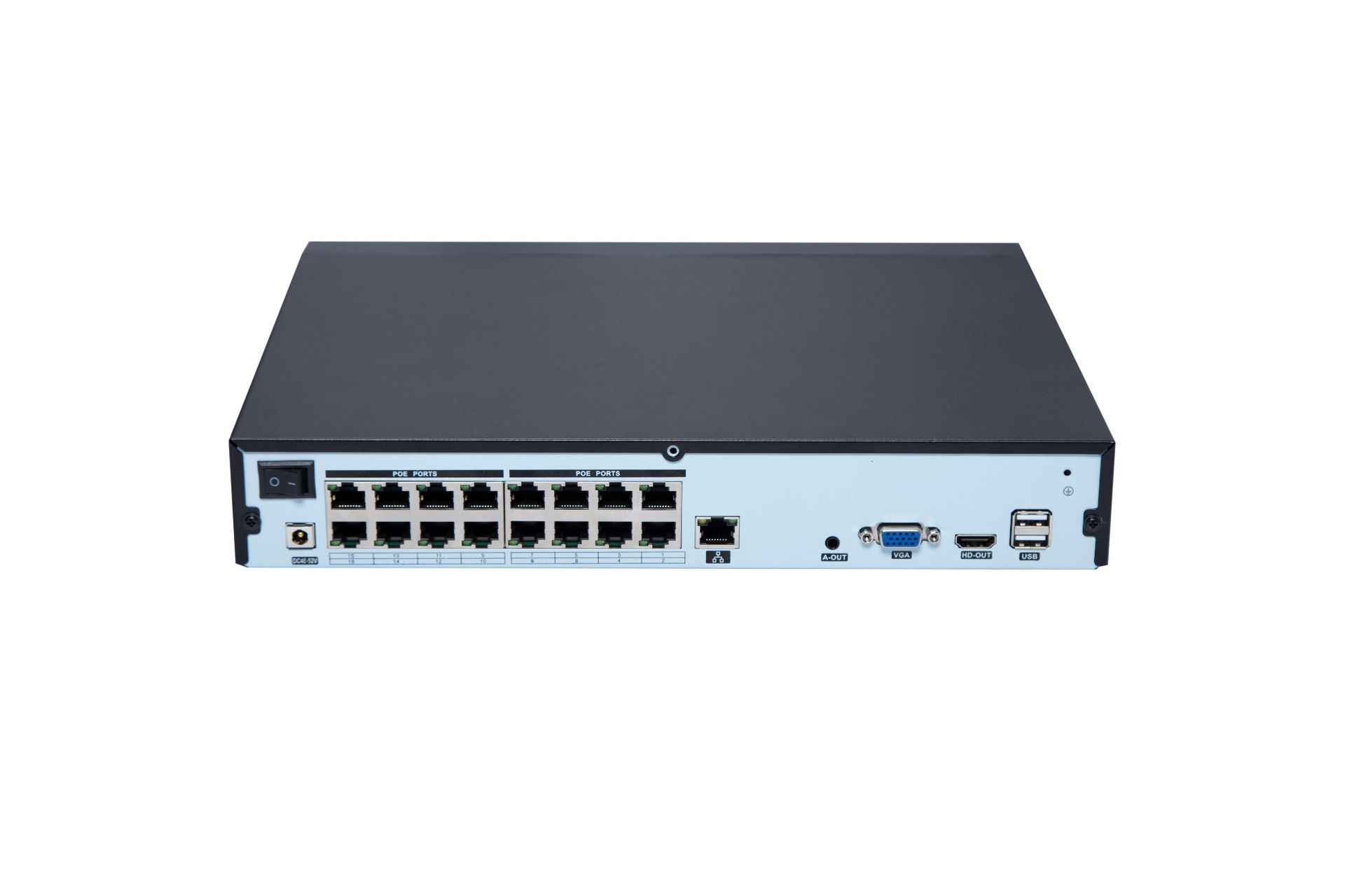 POE NVR-Rekorder 4/8/16-Kanal 4K h265-Kodierung
