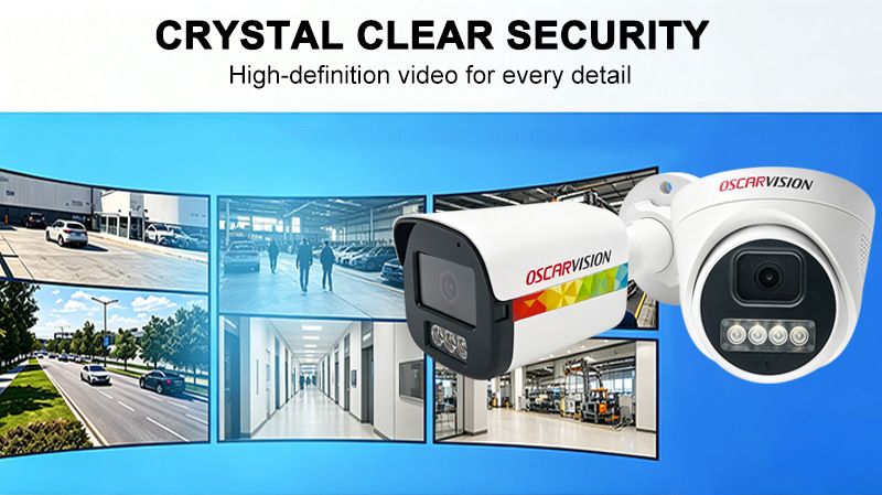AHD coaxial camera 8MP, night vision, outdoor