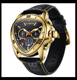 Men's Waterproof Quartz Watch Silicone Strap