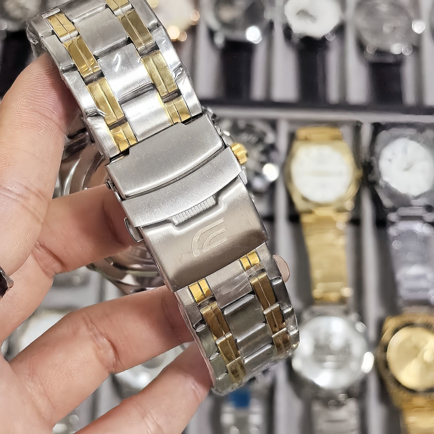 Business Men's Wristwatch Gold Waterproof Luxury Quartz