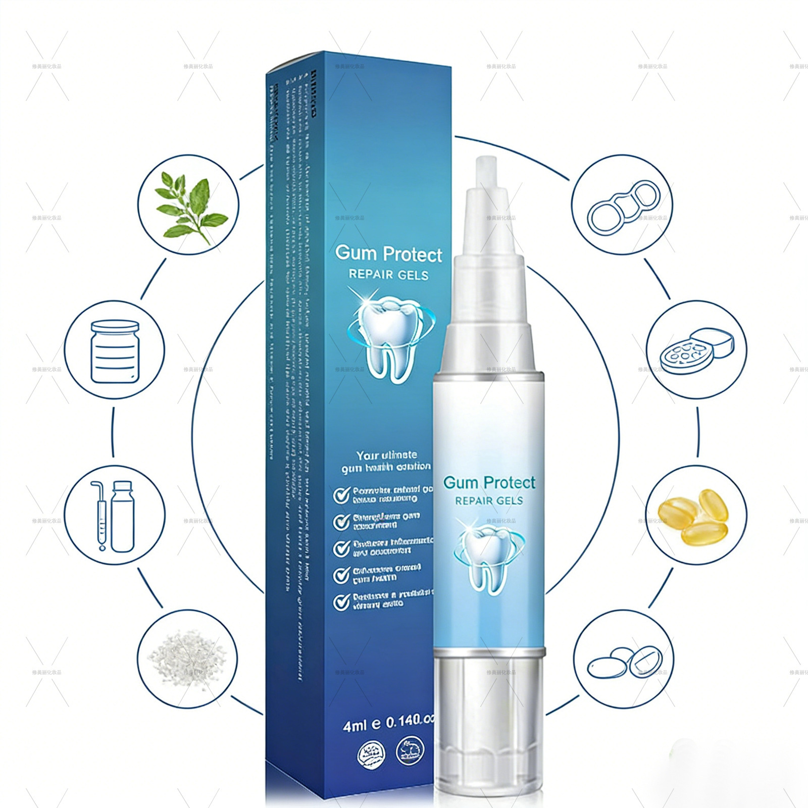Gum Protect tooth whitening and cleaning pen