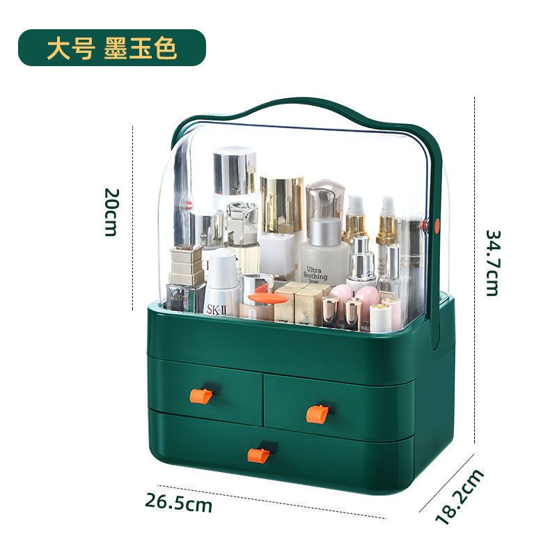 Tragbarer Kosmetik-Organizer mit Deckel