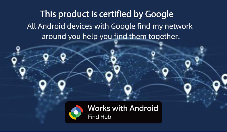 Find Device Android Ortungssystem kabelloses Etikett Schlüsselfinder