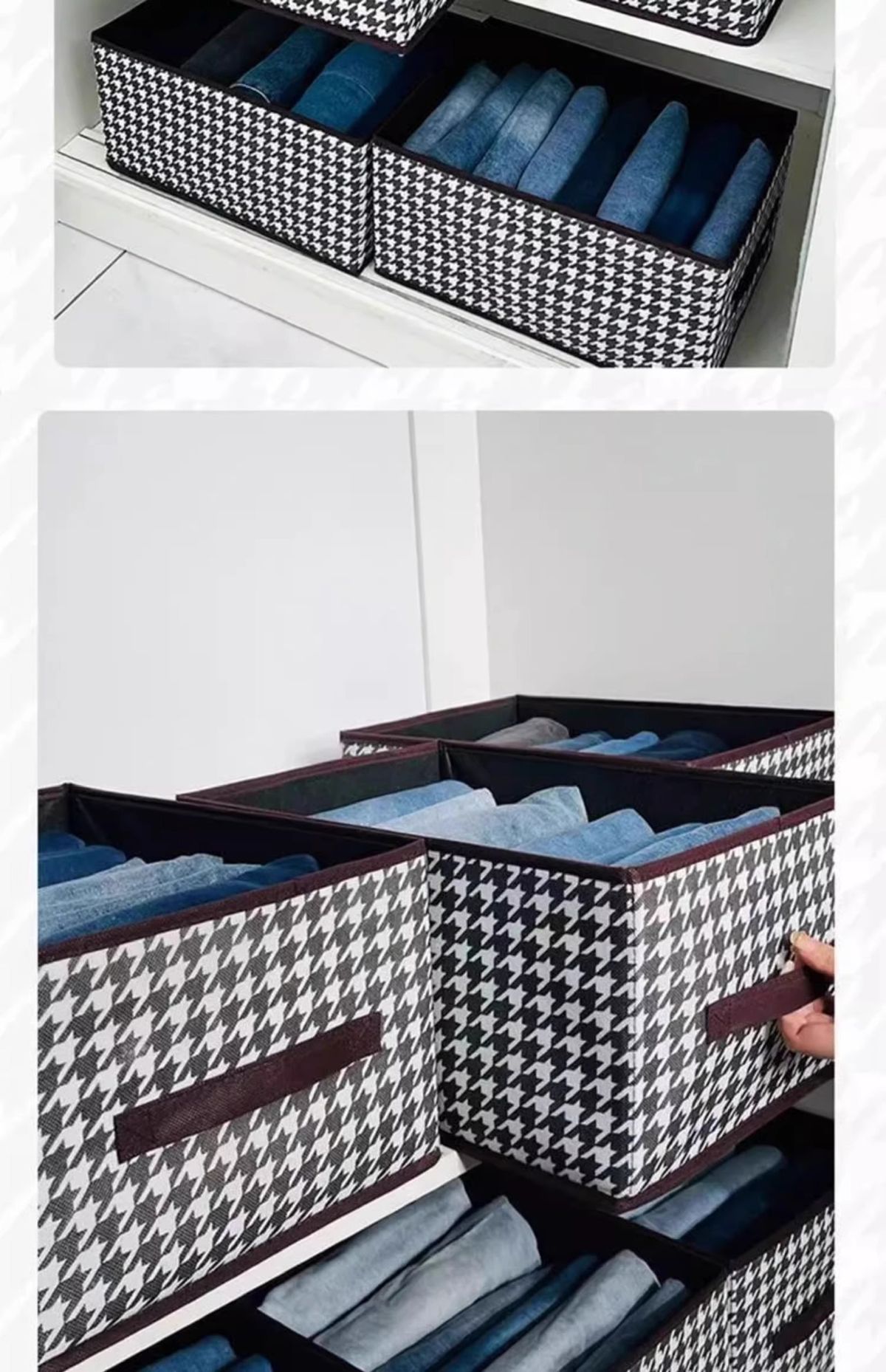 Stoff-Schubladen-Kleiderspeicher-Box mehrschichtig