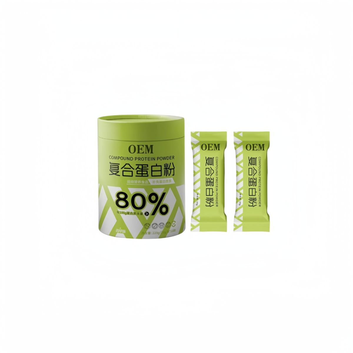 Dual-Protein-Pulver Fitness-Ergänzung