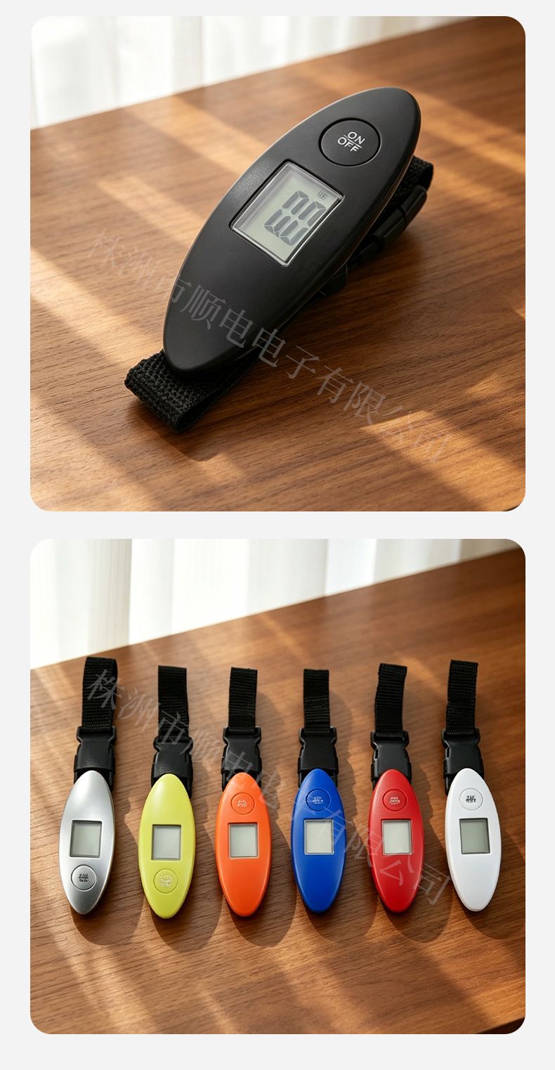 Electronic handheld scale, 50kg, portable luggage weighing