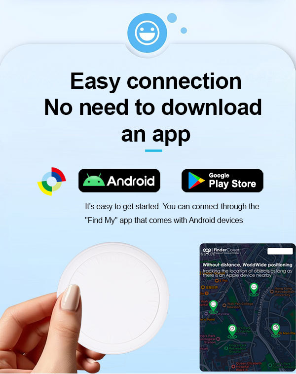 Apple aygıt takip cihazı, uzaktan konum belirleme