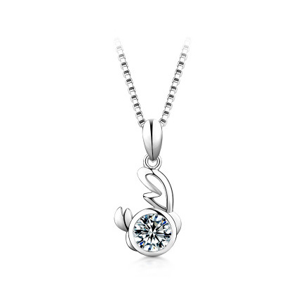 Burç Kolye, 925 Gümüş, 1 Karat Moissanite