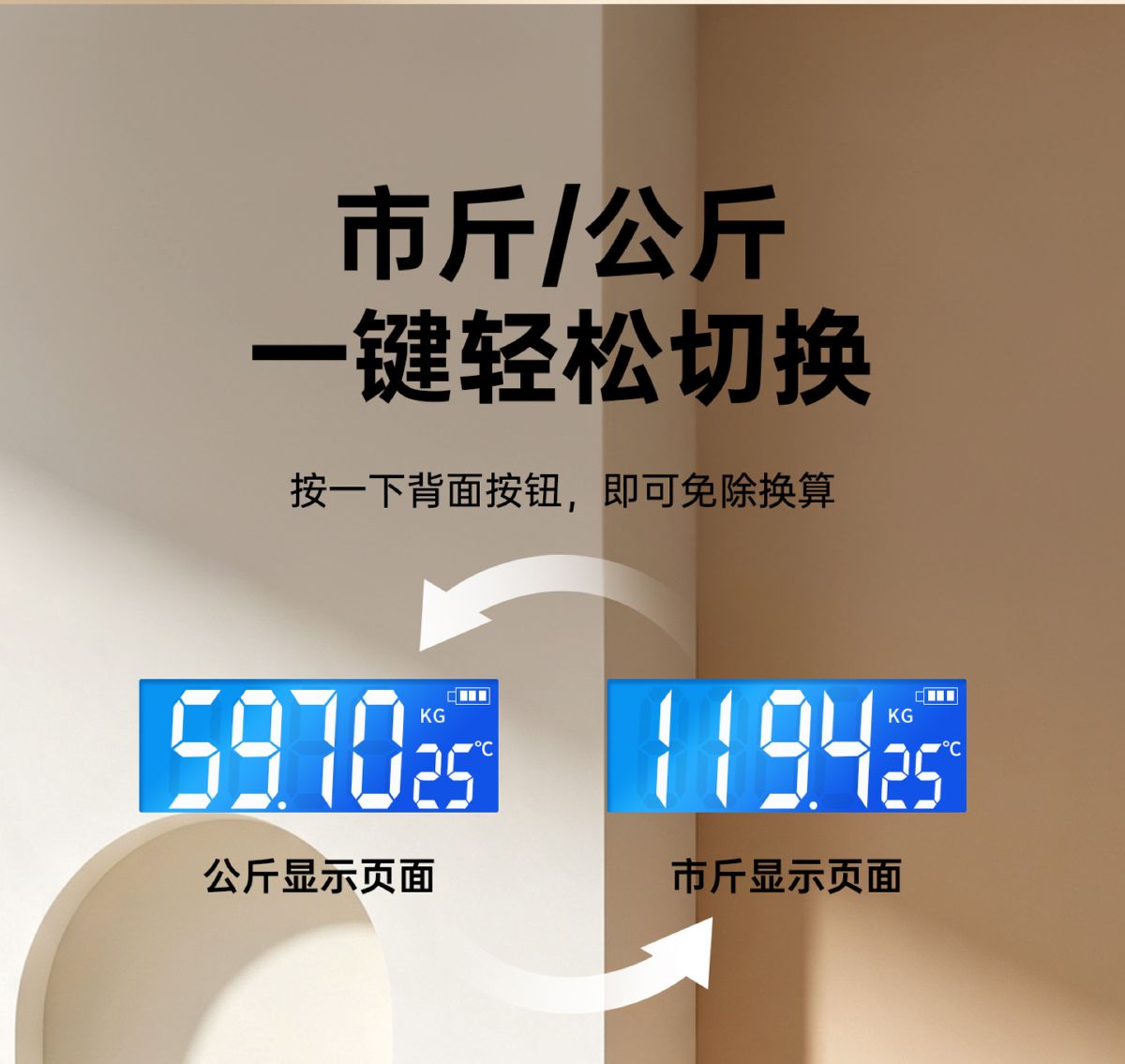 联想体重秤多功能智能蓝牙APP体脂秤家用电子秤精准高精度健康秤