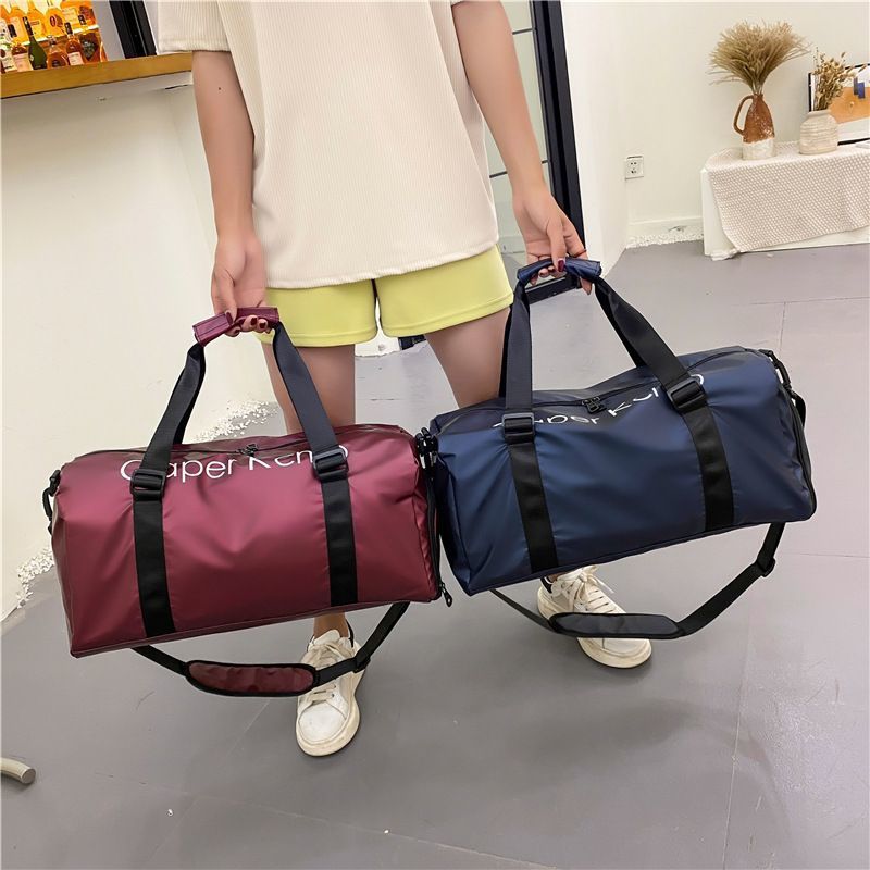 Sports backpack waterproof with dry-wet separation compartment