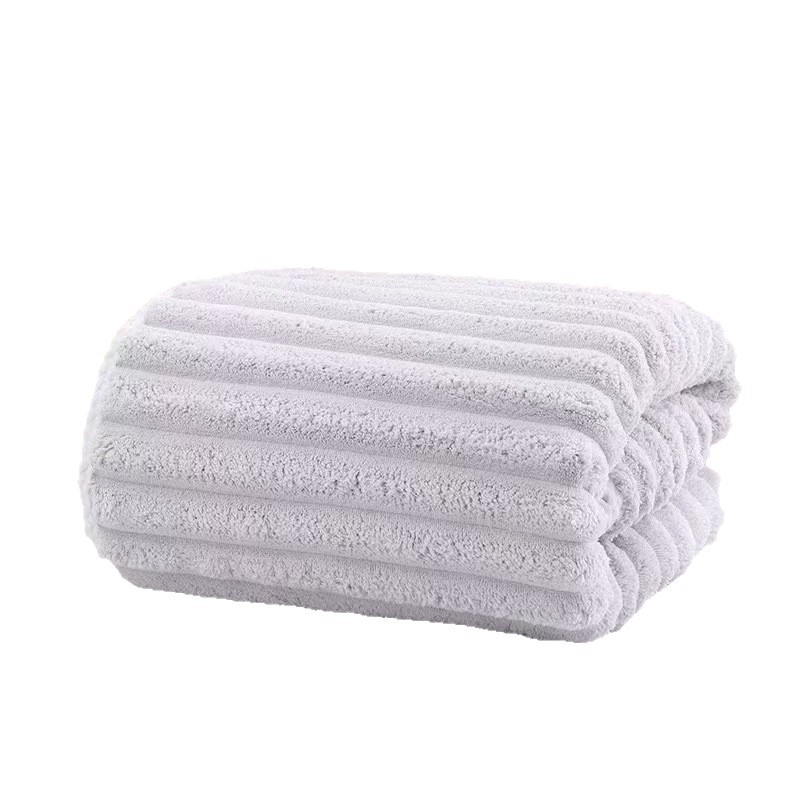 Coral fleece bath towel set, 2-3 pieces, quick-dry