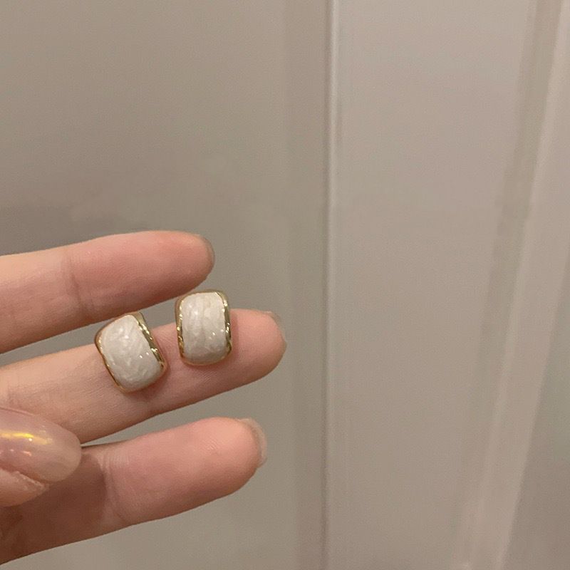 925银针韩版法式气质珍珠耳钉高级感耳环爱心花朵百搭耳饰女批发