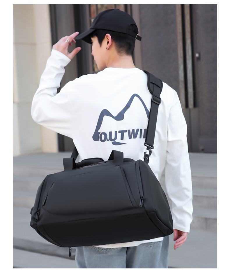 Large capacity travel bag, multi-function, shoulder strap