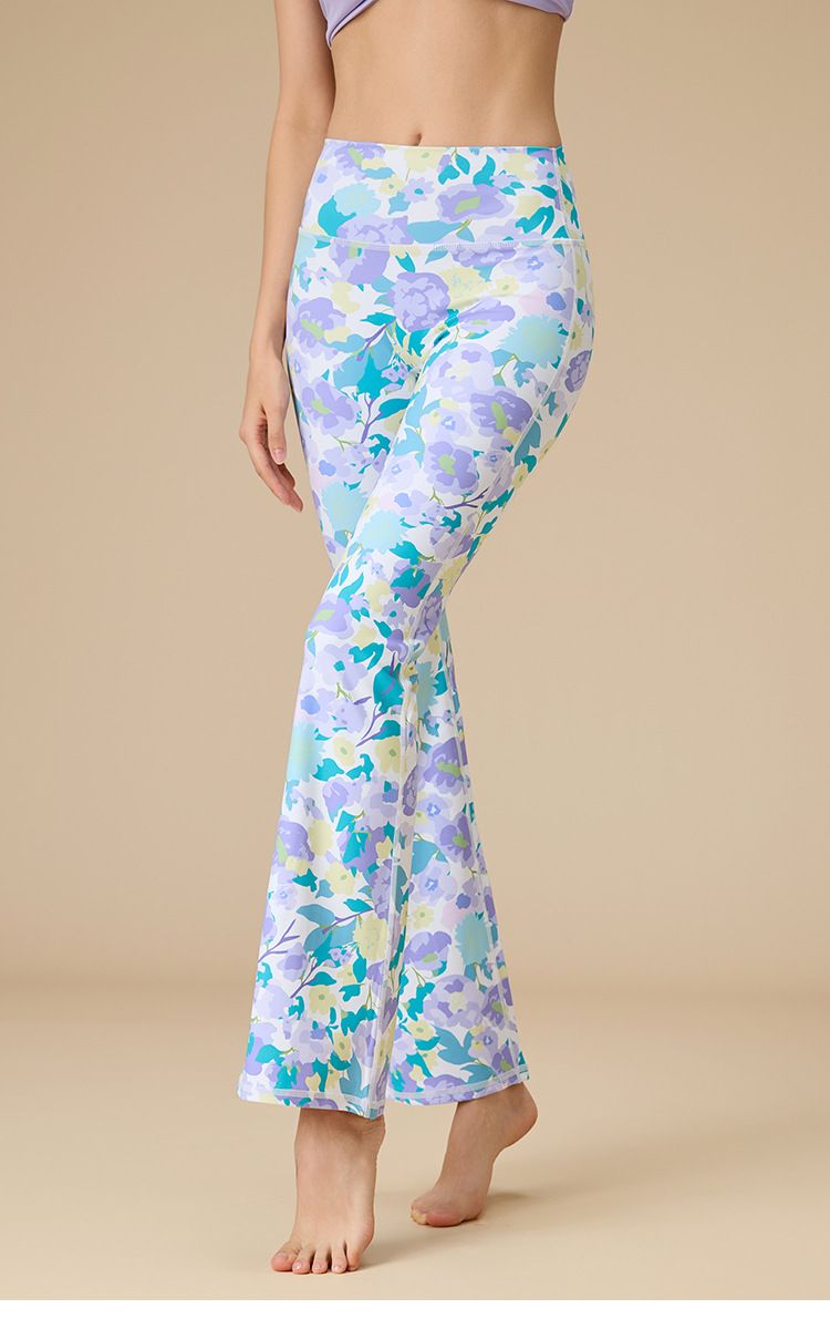 26 Print Yoga Pants Women High Waist Flare