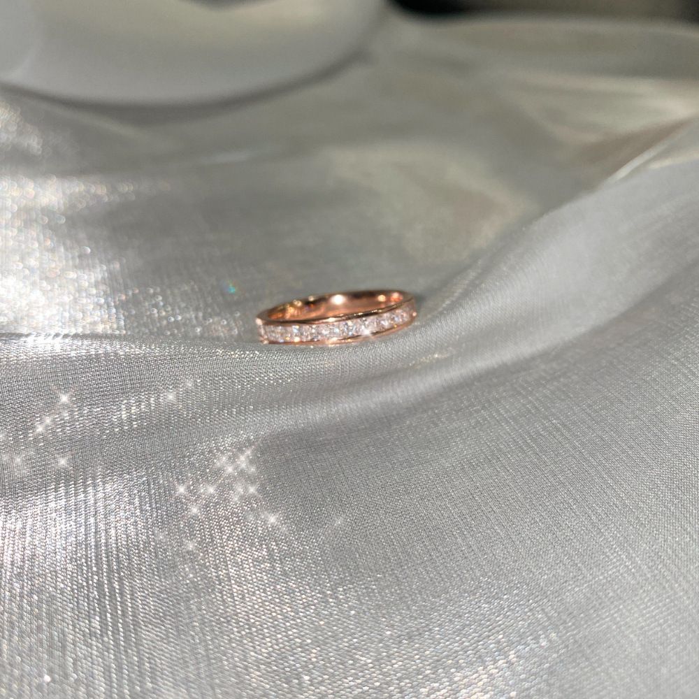 S925 gümüş zirkon yüzük kadın, antika stil