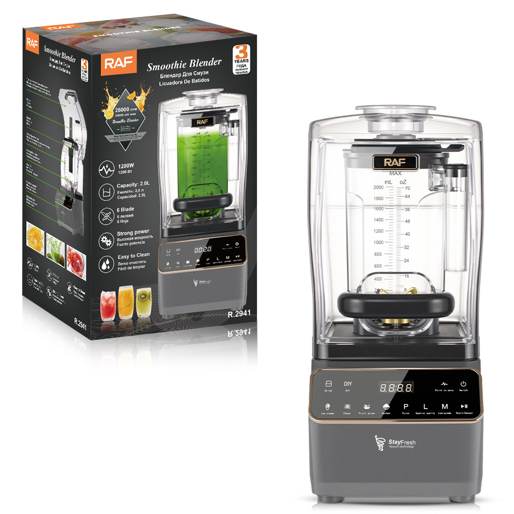 RAF Blender, soundproof cover, ice crushing function