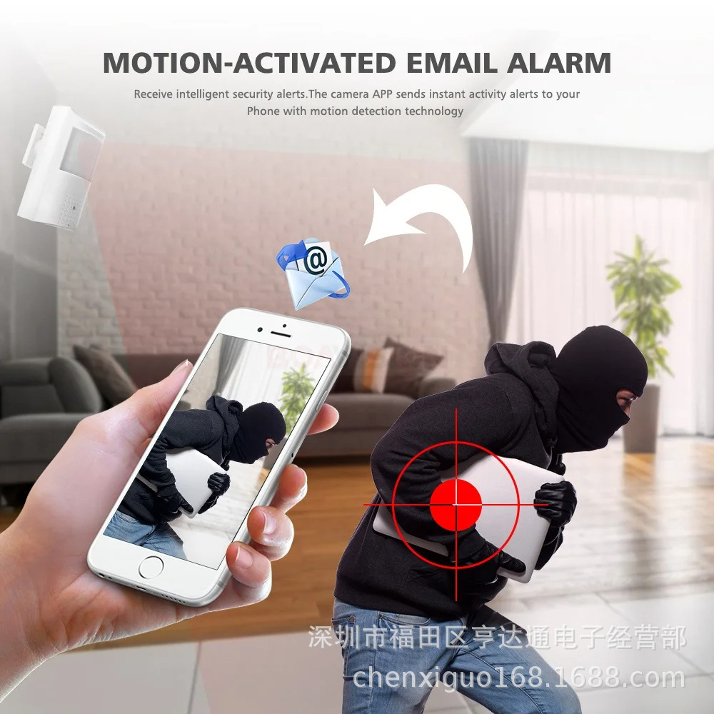 Wireless WiFi HD-Kamera 1080P Infrarot 5MP mit mobiler Fernüberwachung